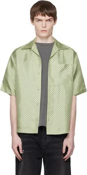 AMIRI | Green Polka Dot Camp Shirt