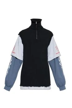 Balenciaga | Sweatshirt with combined fabrics