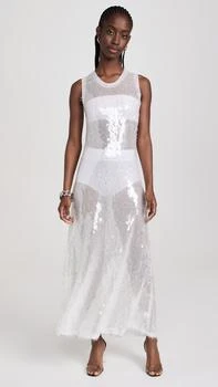 Sleeveless Long Swing Dress