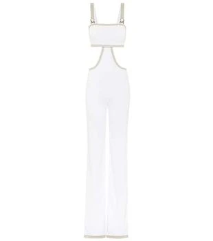 Balmain | Cutout knit jumpsuit