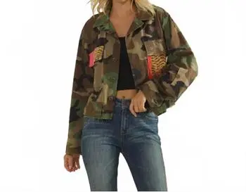 Camo Tiger Jacket In Brown