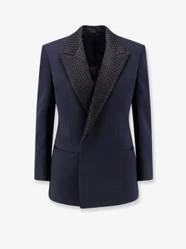 Bottega Veneta | Wool blazer with Intrecciato detail