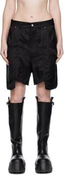 Rick Owens | Black Concordians Stefan Cargo Shorts