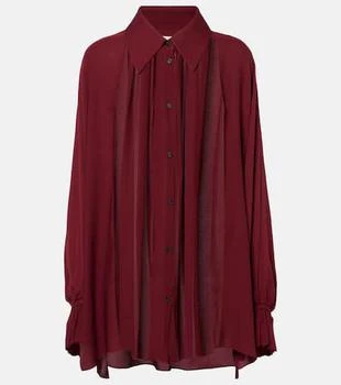 Khaite | Ceelo sheer silk blouse