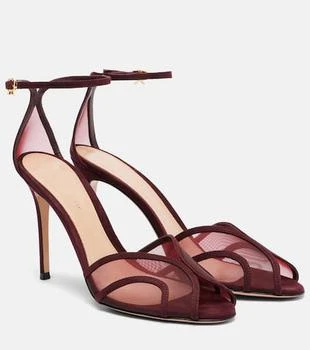 Gianvito Rossi | 95 suede and mesh sandals