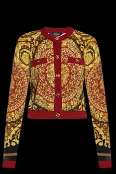 Versace | Versace Crewneck Button-Up Cardigan