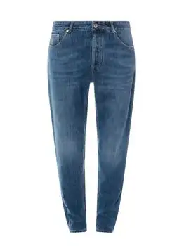 Brunello Cucinelli | Brunello Cucinelli Mid-Rise Tapered Leg Jeans