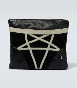 Rick Owens | Pentabrief leather pouch