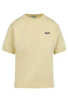 Prada | Prada Logo-Intarsia Short-Sleeved Crewneck Jumper