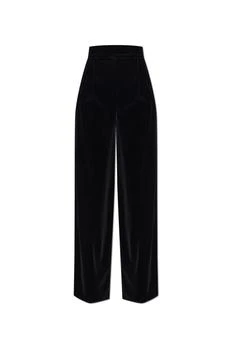 Max Mara | Max Mara Bratto1234 Velvet Wide-Leg Trousers