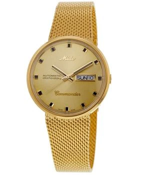 Mido Commander 1959 Gold Tone Steel Men's Watch M8429.3.22.13