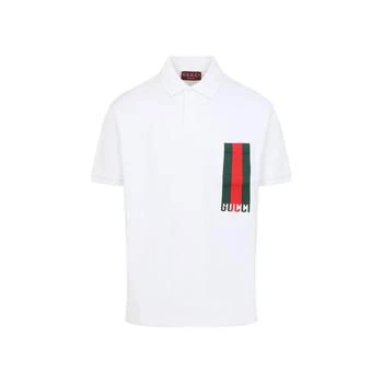 Gucci | Gucci Logo Detailed Short-Sleeve Polo Shirt
