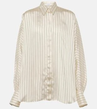Brunello Cucinelli | Striped satin blouse