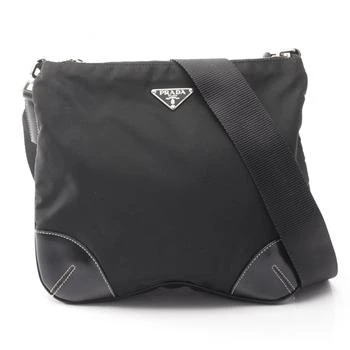 Prada | Nylon Leather Shoulder Bag (Pre-Owned)