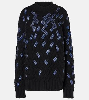 Dries Van Noten | Sequined virgin wool sweater