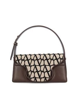 Valentino | Valentino Le Grand Deuxième Logo Plaque Shoulder Bag