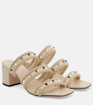 Valentino | Rockstud Torchon 60 leather mules
