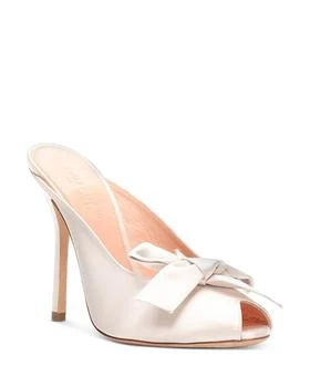 Women's Bow Peep Toe Mules