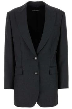Dolce & Gabbana | Dolce & Gabbana Single-Breasted Straight Hem Blazer