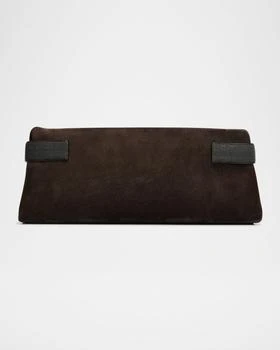 Brunello Cucinelli | Essence Medium Suede Pouch Bag