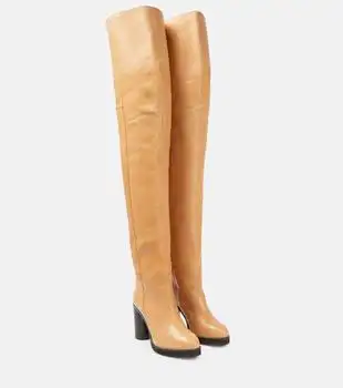 Isabel Marant | Lurna leather over-the-knee boots
