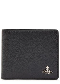 Orb pebbled leather wallet