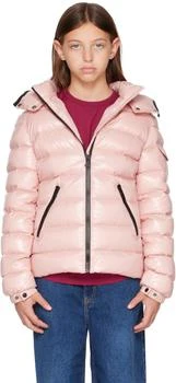 Moncler | Big Kids Pink Bady Hooded Down Jacket