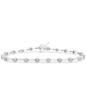 Macy's | Diamond Bar Link Bracelet (1/2 ct. t.w.) in 10k Gold