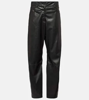 Stella McCartney | High-rise faux leather straight pants