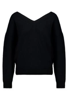 Tom Ford | Tom Ford Off The Shoulder V-Neck Jumper
