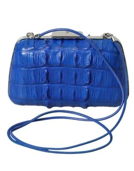Balenciaga | Exotic Skin Leather Shoulder Crossbody Box Clutch Women's Bag