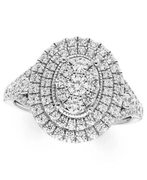 Macy's | Diamond Cluster Halo Ring (1 ct. t.w.) in 14k White Gold