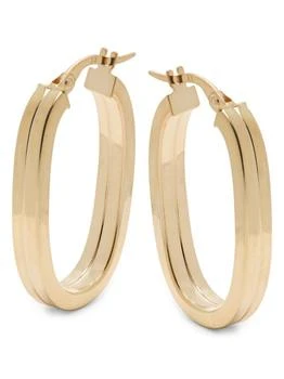 Saks Fifth Avenue | 14K Yellow Gold Hoop Earrings