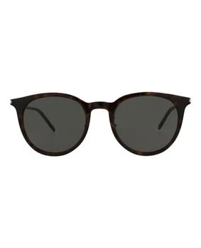 Round-Frame Acetate Sunglasses