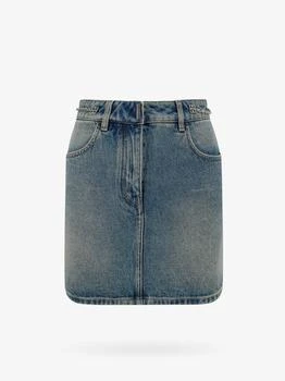 Givenchy | Denim skirt with 4g chain