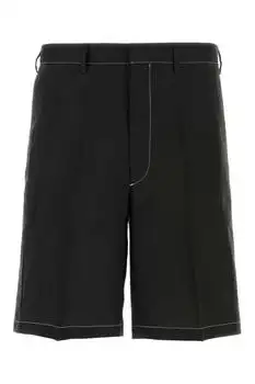 Prada | Prada Logo-Patch Bermuda Shorts