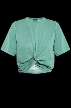 Versace | Versace Safety Pin Detailed Crewneck T-Shirt