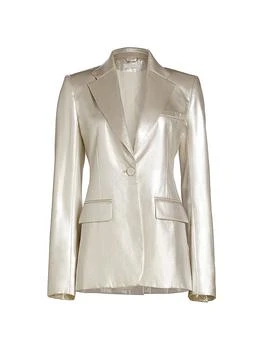 Chloé | Metallic Silk Blazer
