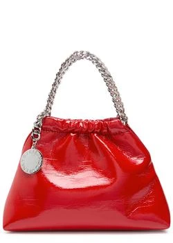 Stella McCartney | Falabella drawstring faux patent leather cross-body bag