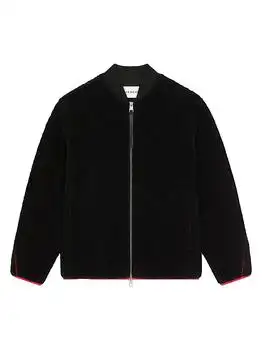 Givenchy | Couture Seam Fleece Jacket Embroidered Paris