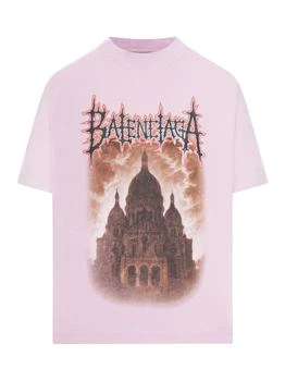 Balenciaga | Balenciaga Graphic Printed Crewneck T-Shirt
