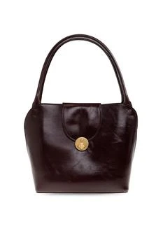 Versace | Leather shoulder bag with Medusa head