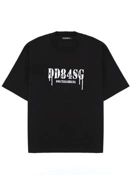 Dolce & Gabbana | Dolce & Gabbana Logo Printed Crewneck T-Shirt