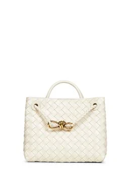 Bottega Veneta | BOTTEGA VENETA | Sea salt Small Andiamo top handle bag | Women | PZ