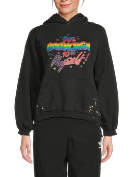 Balenciaga | Small Fit Cotton Graphic Hoodie