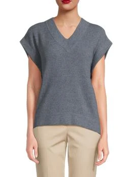 Brunello Cucinelli | ​100% Cashmere Rib-Knit V-Neck Sweater