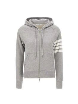 Thom Browne | Thom Browne 4-Bar Zip-Up Hoodie