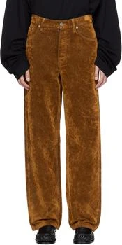 Dries Van Noten | Tan Loose-Fit Jeans