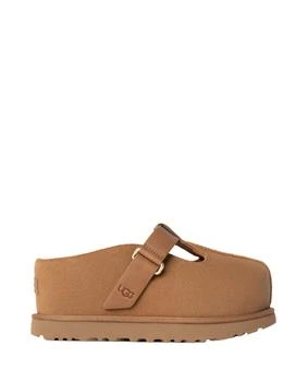 UGG Brown Goldenstar Hi Shearling Clogs