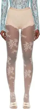 Valentino | Beige & Pink Cashmere Shorts